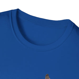 Eastern Grey Kangaroo - Small design - Unisex Softstyle T-Shirt Printify