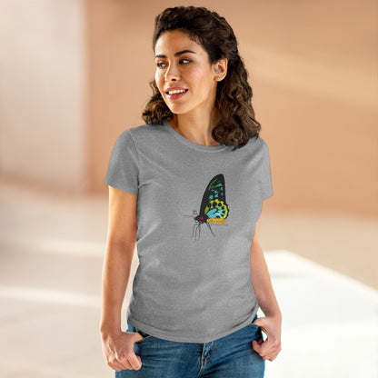 Birdwing Butterfly - Women's Midweight Cotton Tee Printify
