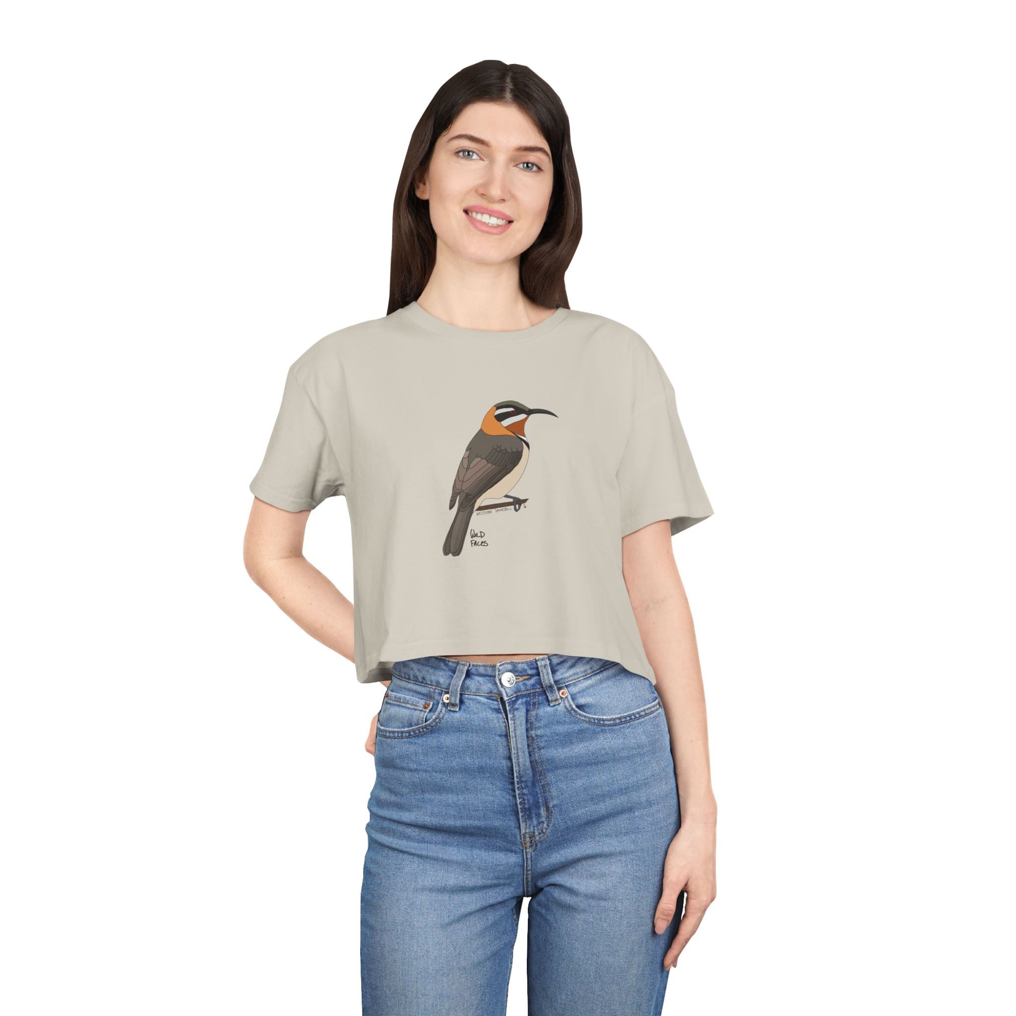 Western Spinebill - Women's Crop Tee
