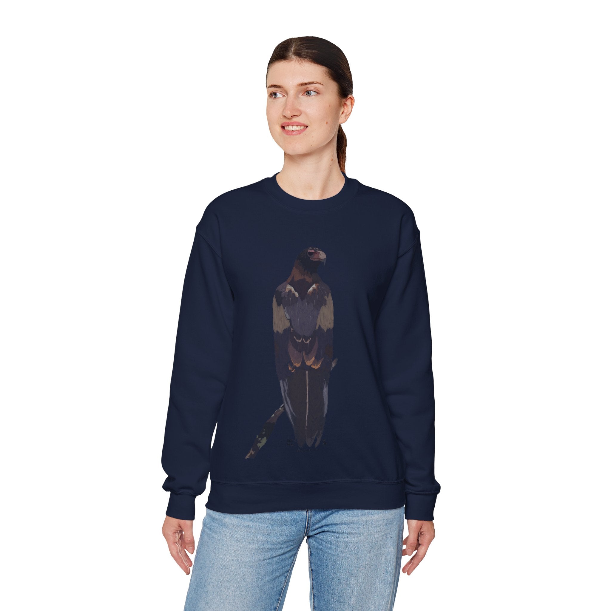 Wedge-tailed Eagle (pastel design) | Unisex Heavy Blend™ Crewneck Printify