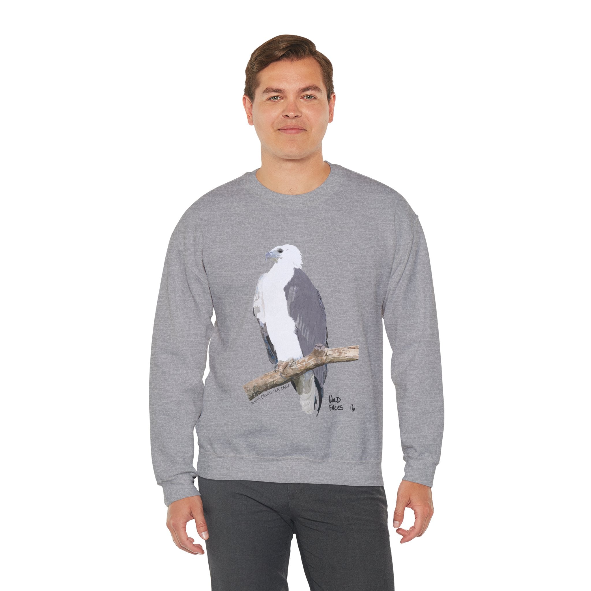 White-bellied Sea Eagle Sweatshirt | Unisex Heavy Blend™ Crewneck Printify