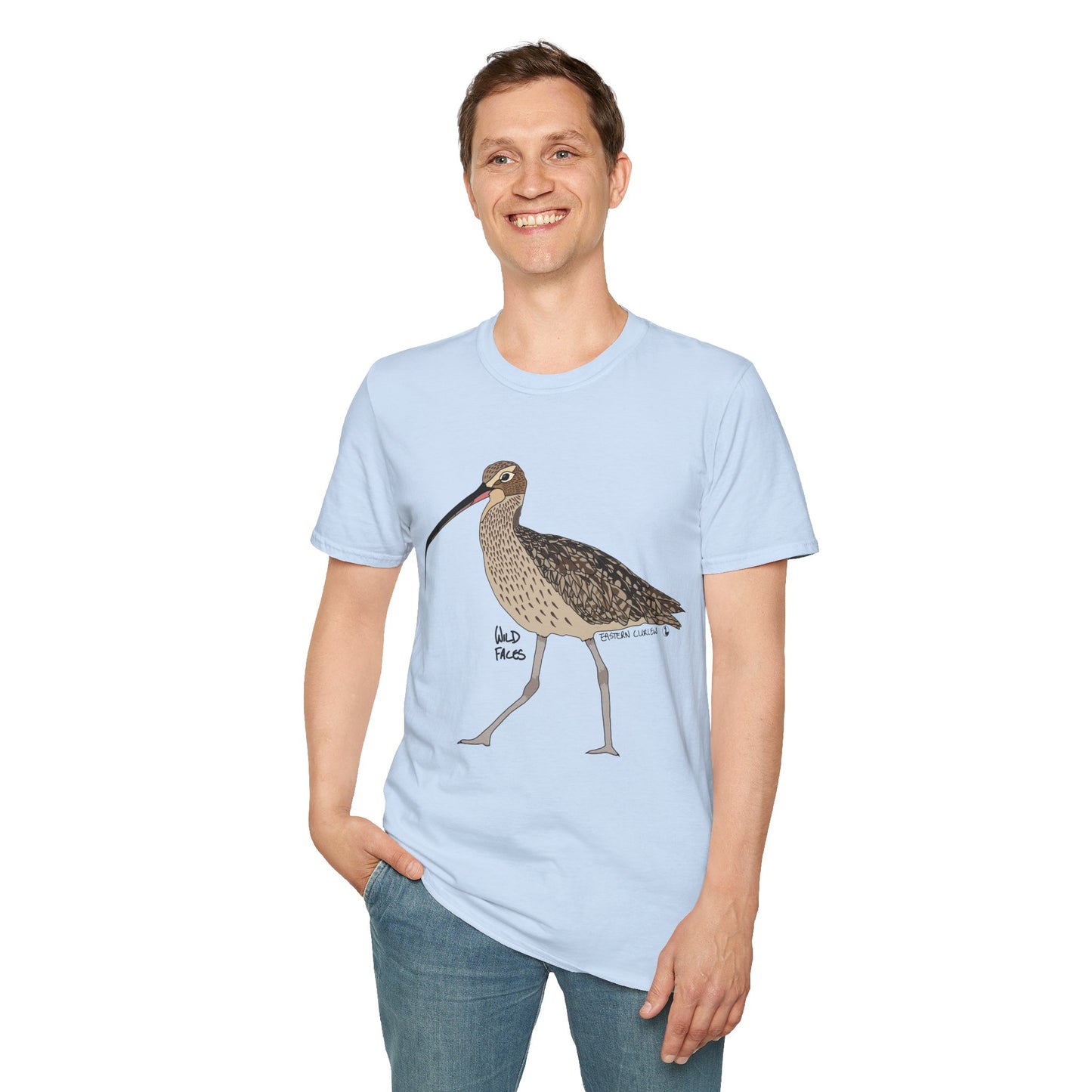 Eastern Curlew- Unisex Softstyle T-Shirt