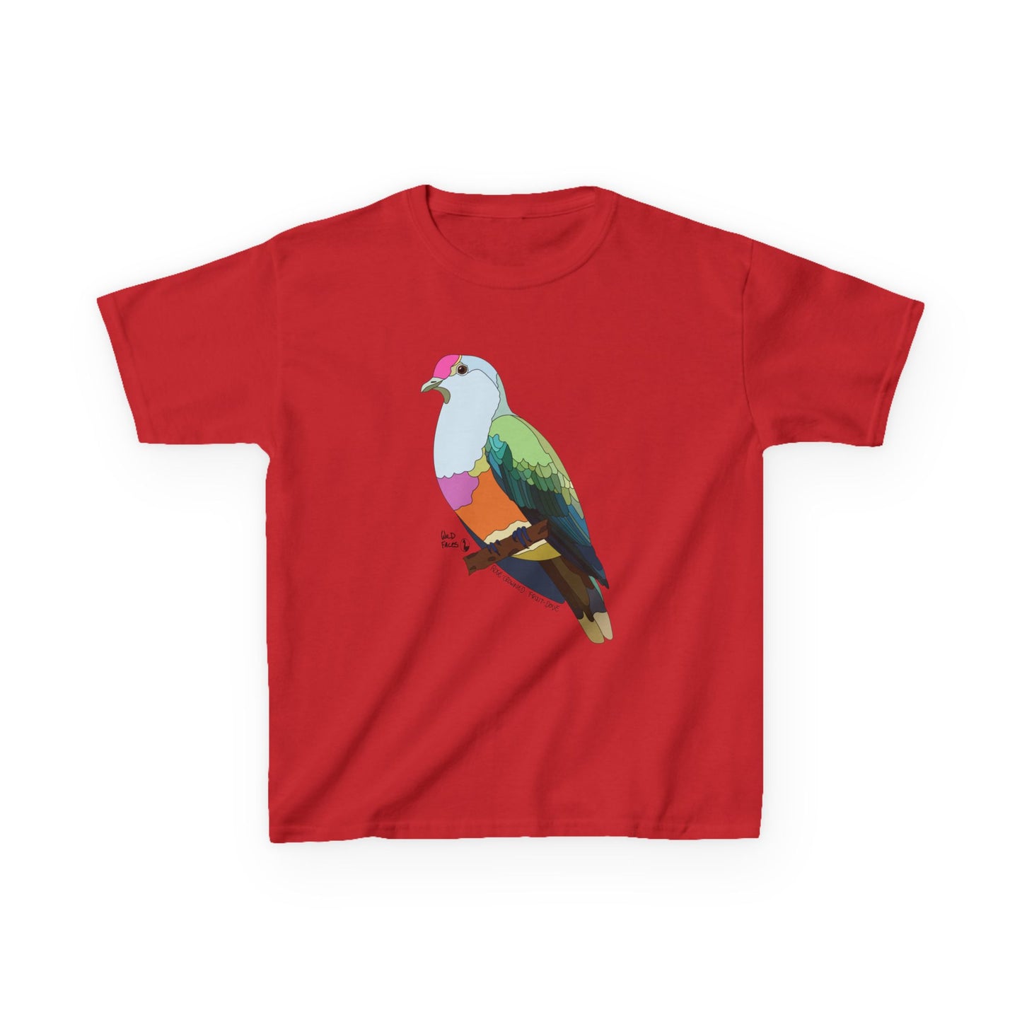 Rose-crowned Fruit Dove | Kids Heavy Cotton™ Tee