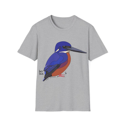 Azure Kingfisher - Unisex Softstyle T-Shirt