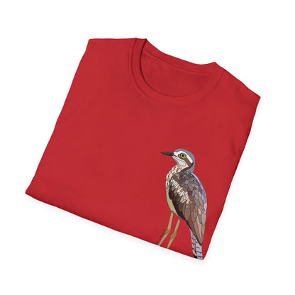 Bush Stone-curlew- Small design - Unisex Softstyle T-Shirt