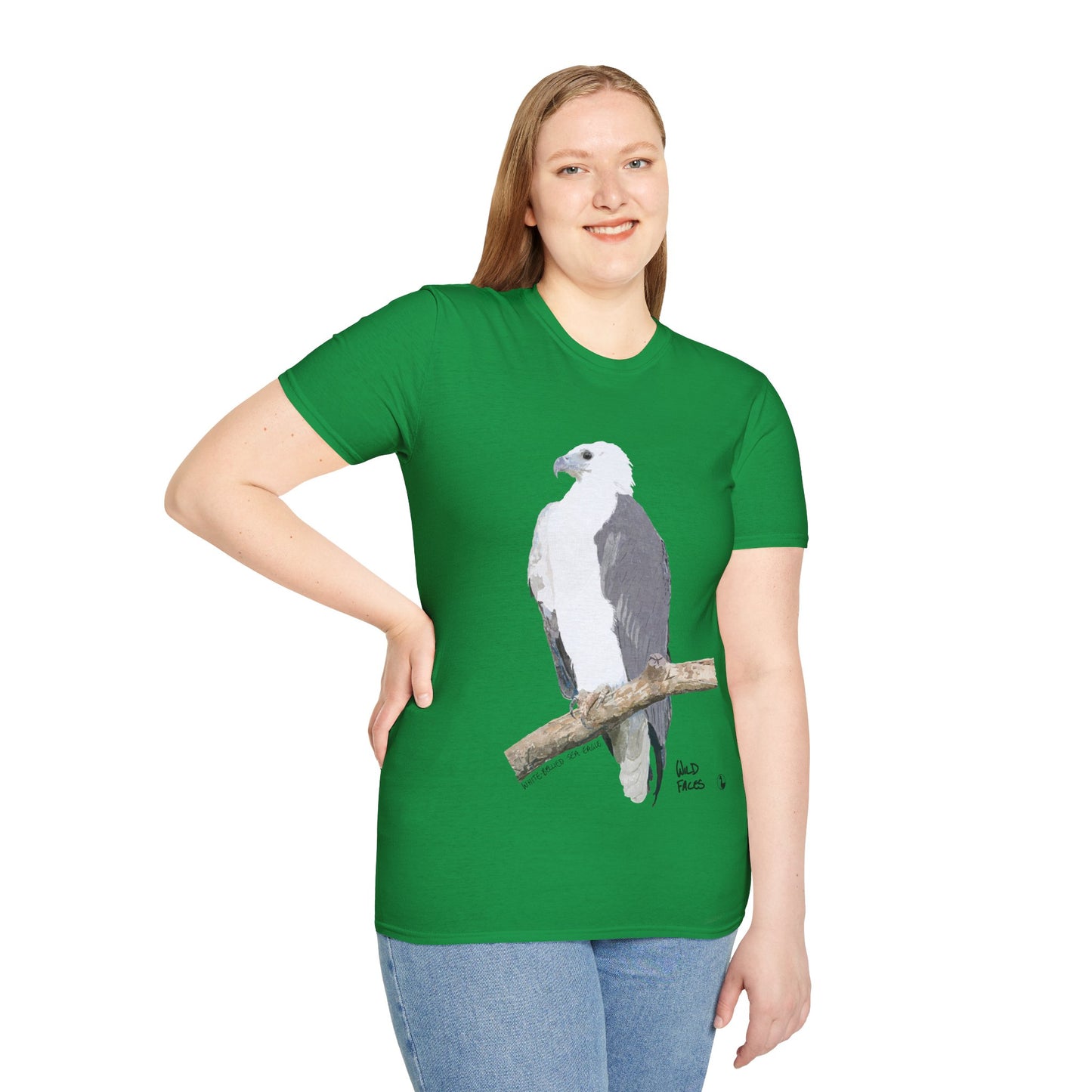 White-bellied Sea Eagle - Unisex Softstyle T-Shirt