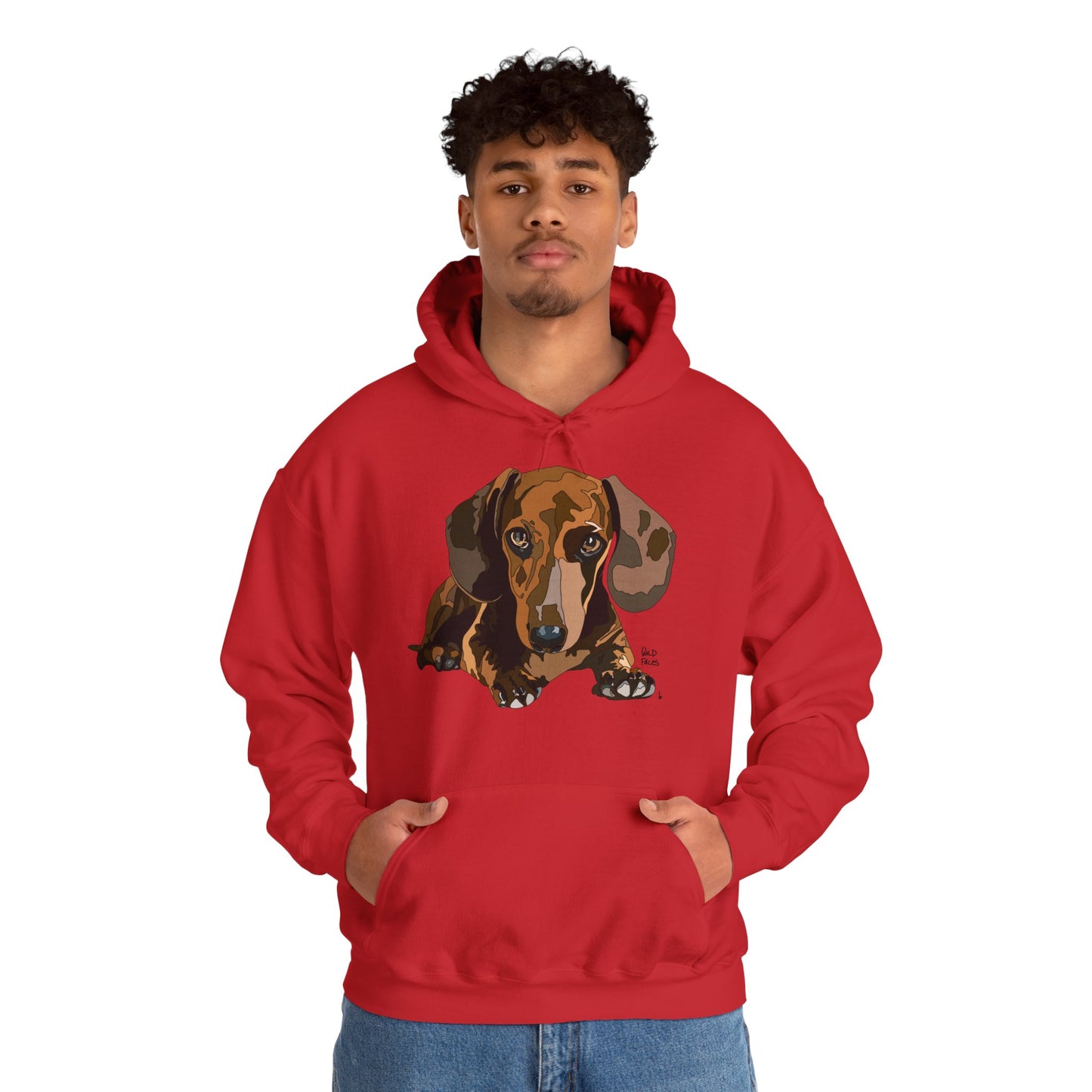 Dachshund (body) | Unisex Heavy Blend™ Hooded Sweatshirt