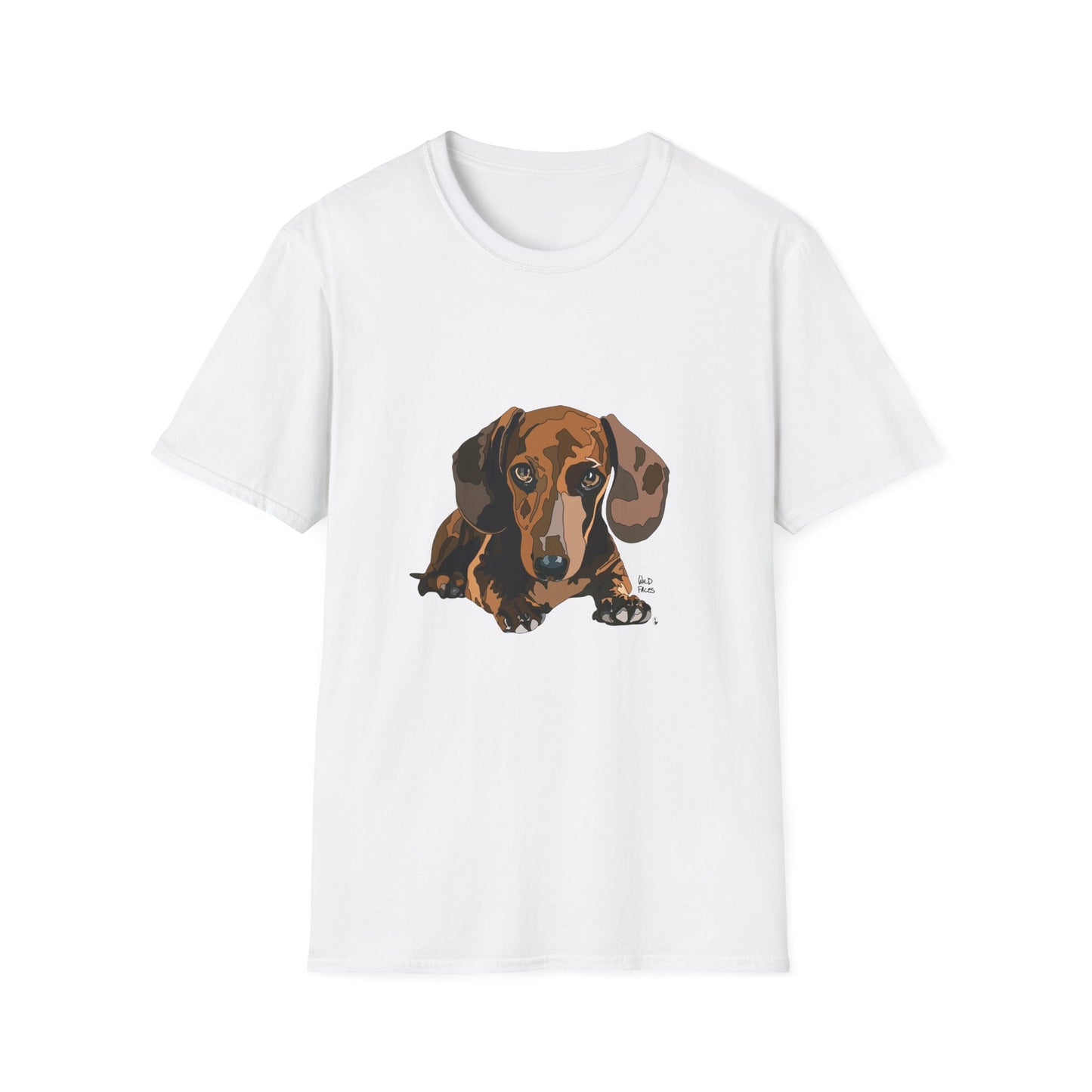 Dachshund (body) - Unisex Softstyle T-Shirt