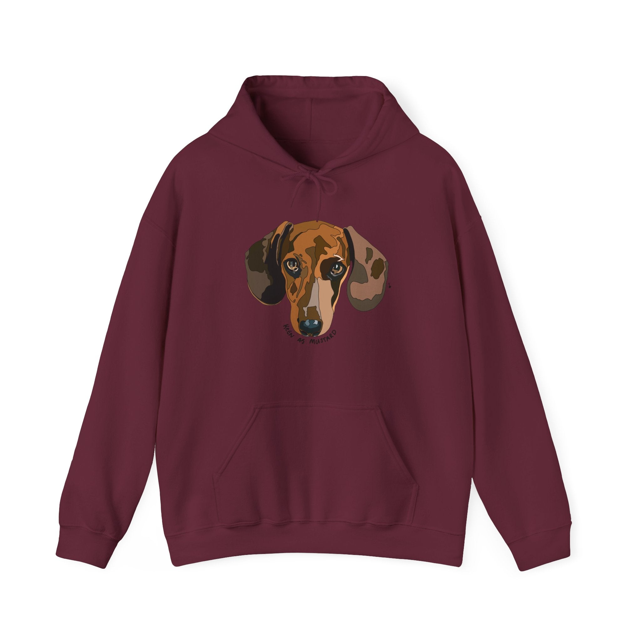 Dachshund (Keen as mustard) | Unisex Heavy Blend™ Hooded Sweatshirt