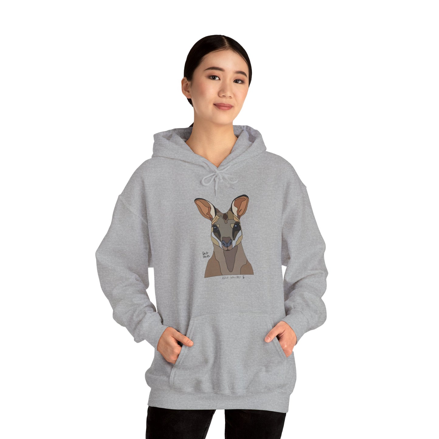 Agile Wallaby | Unisex Heavy Blend™ Hooded Sweatshirt