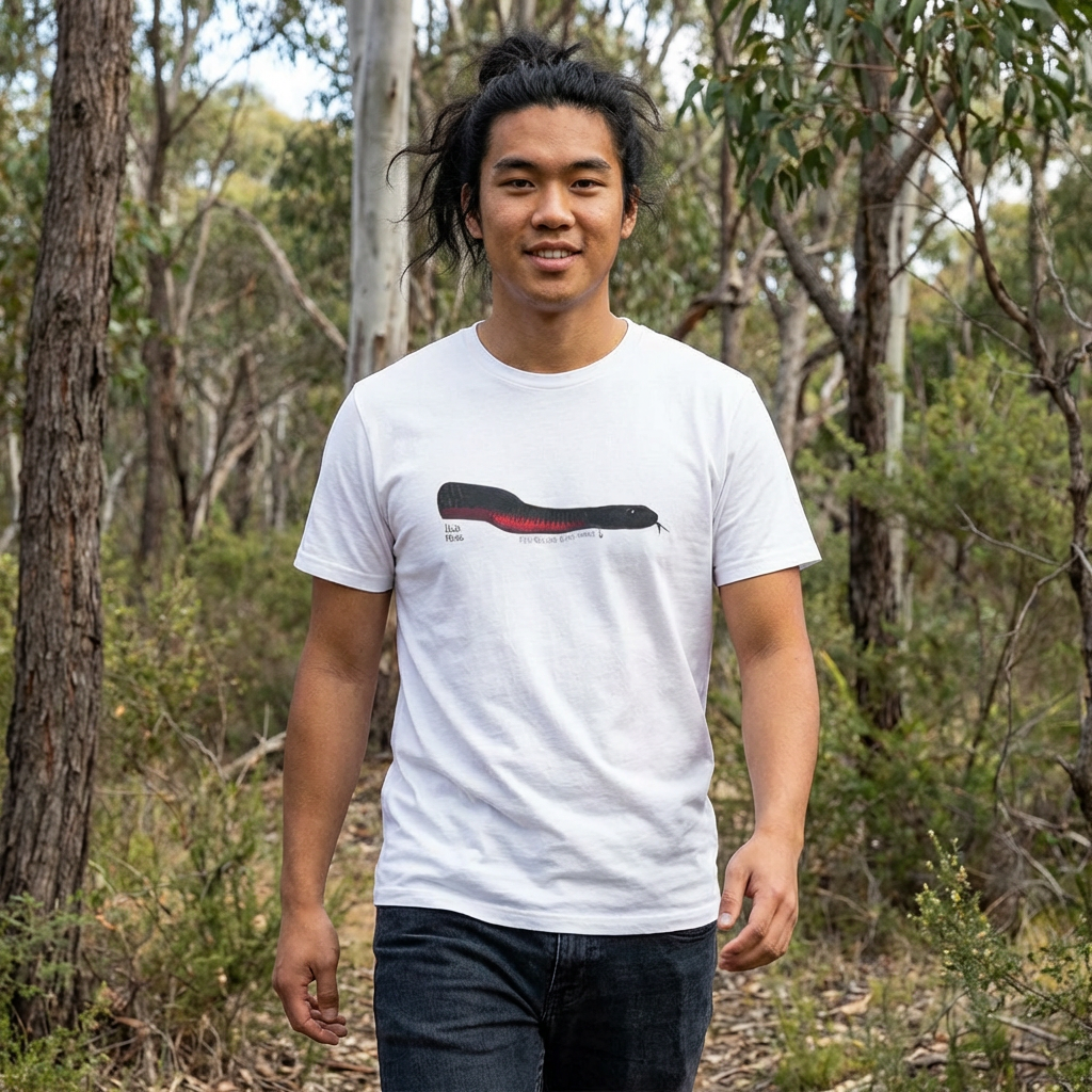 Red-bellied Black Snake | Organic Staple T-shirt