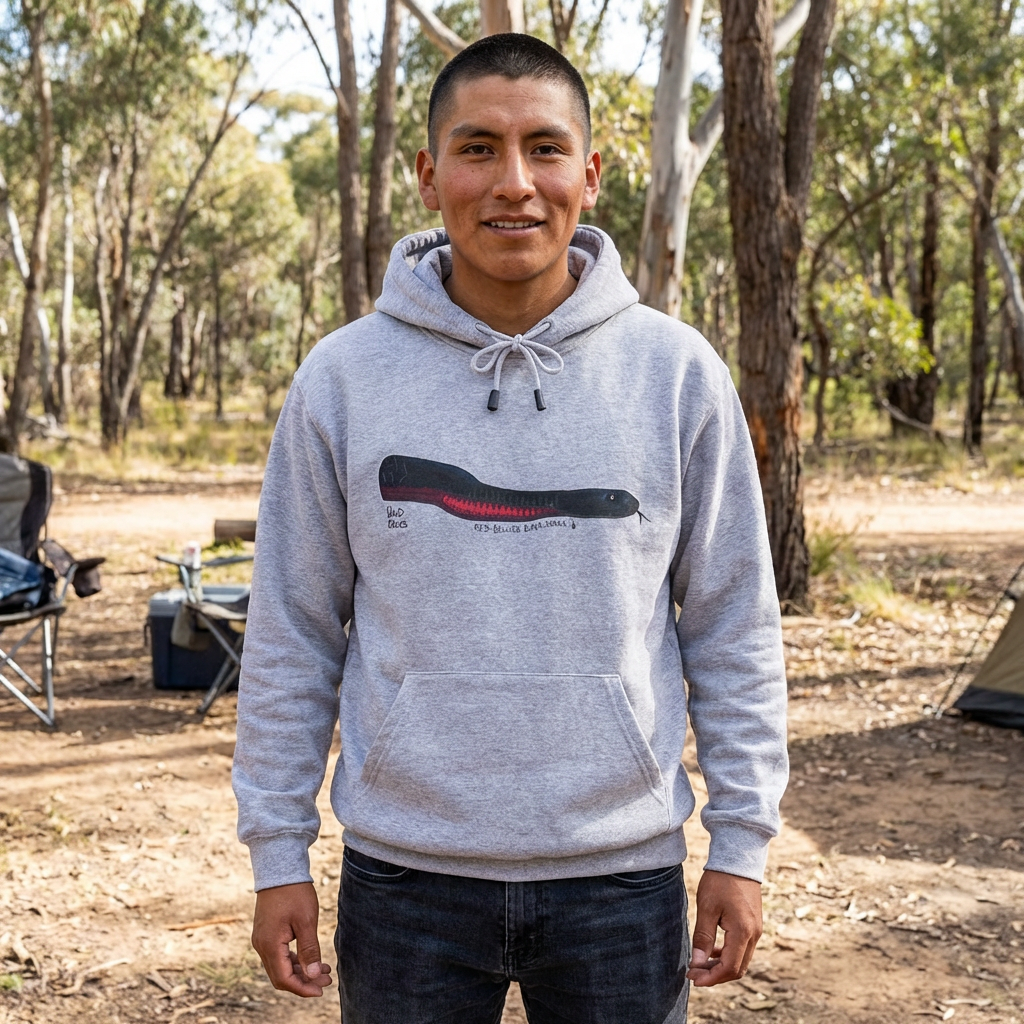 Red-bellied Black Snake | Unisex Heavy Blend™ Hooded Sweatshirt