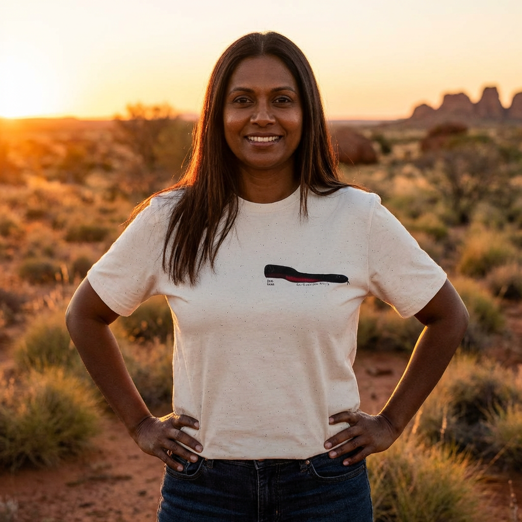 Red-bellied Black Snake - Small design - Unisex Softstyle T-Shirt