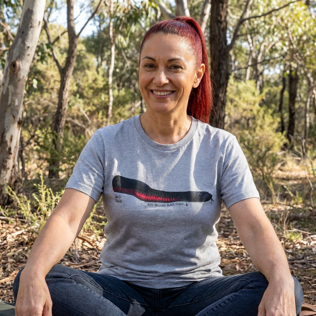 Red-bellied Black Snake - Unisex Softstyle T-Shirt