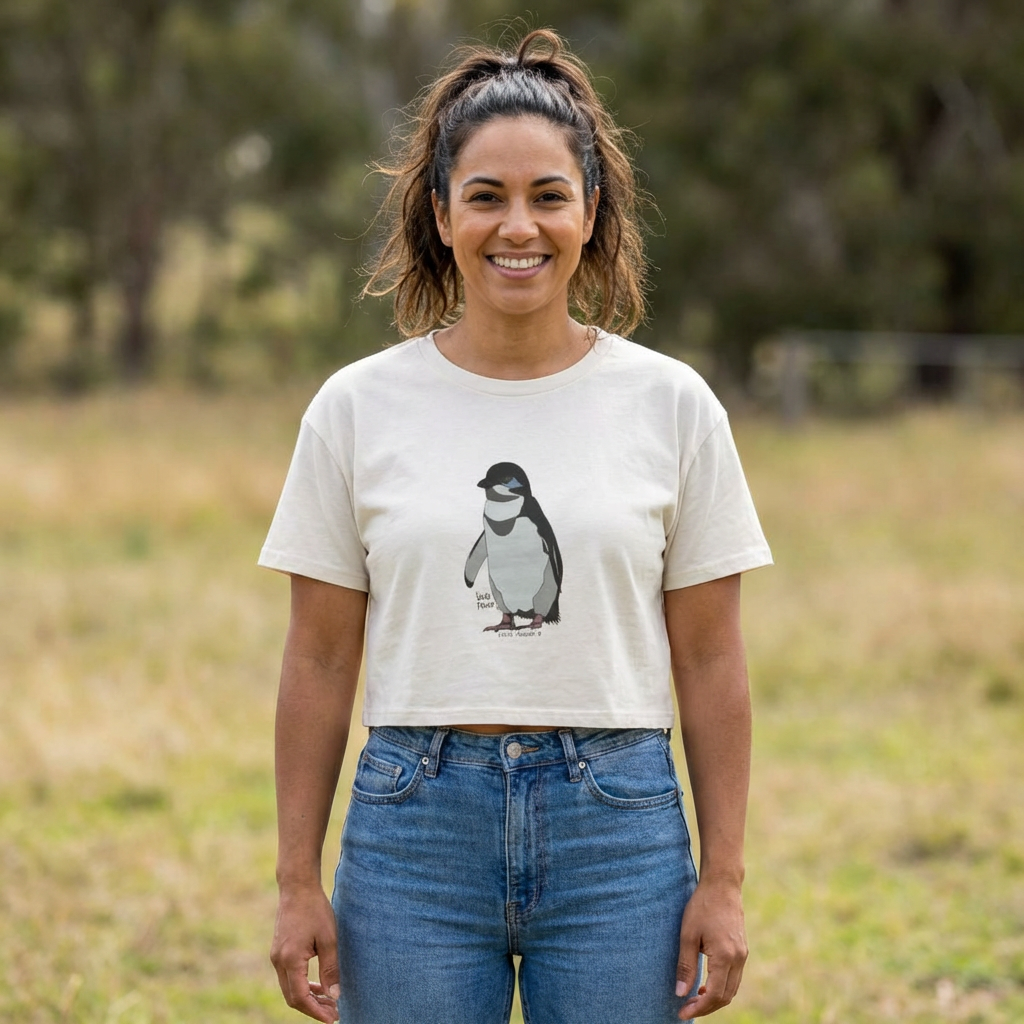 Little Penguin - Women's Crop Tee
