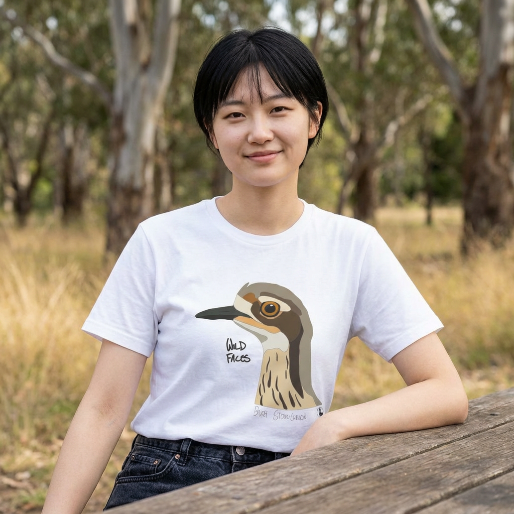 Bush Stone-curlew | Organic Staple T-shirt
