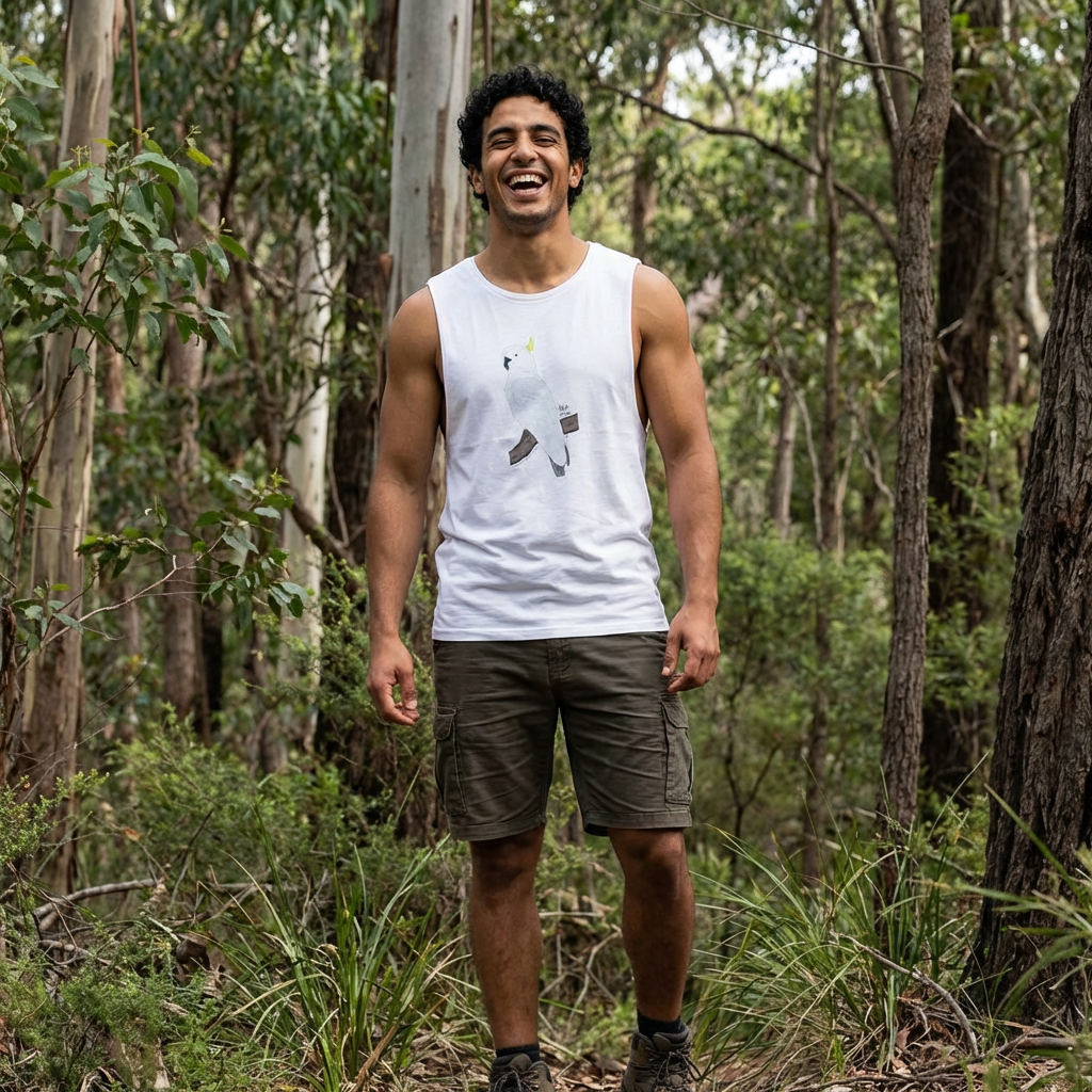 Sulphur-crested Cockatoo - Unisex Barnard Tank