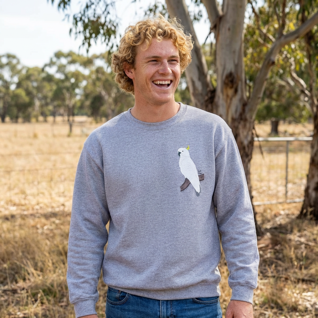 Sulphur-crested Cockatoo | Unisex Heavy Blend™ Crewneck