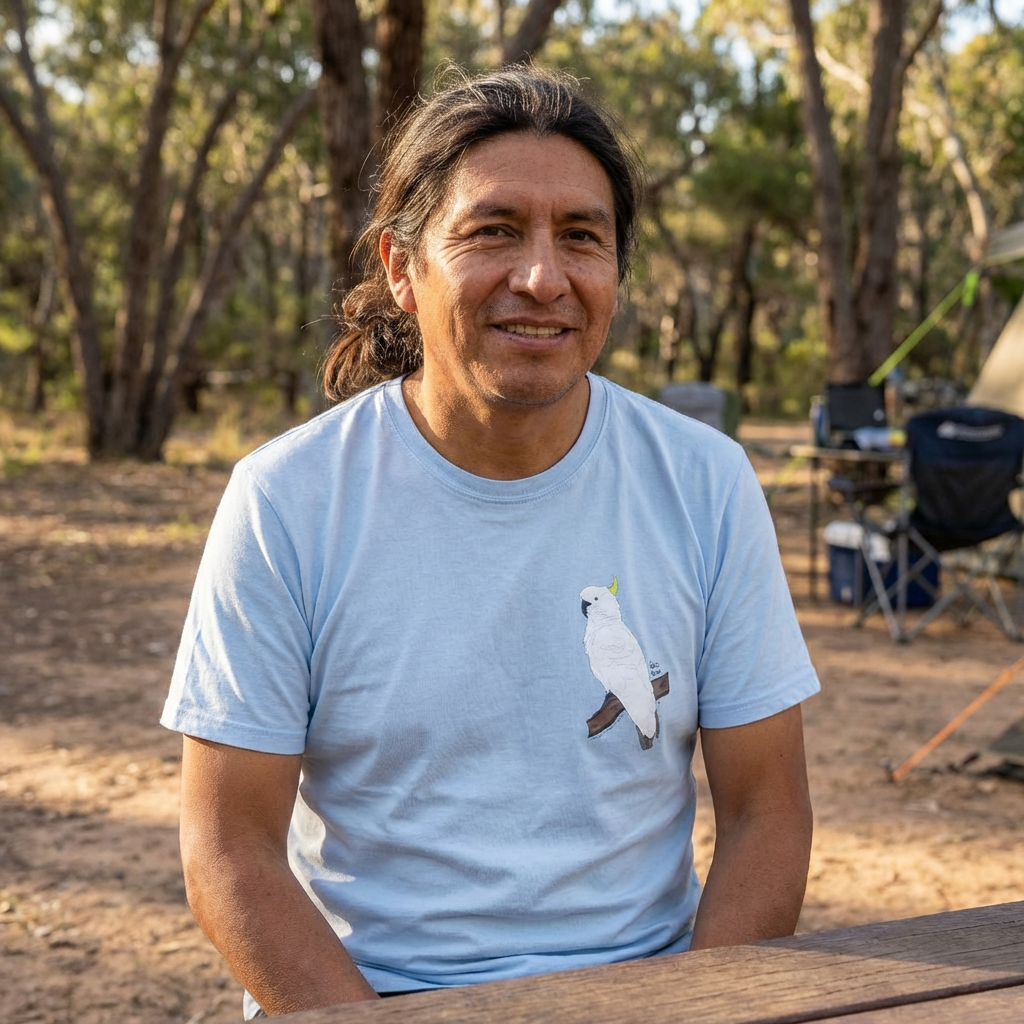 Sulphur-crested cockatoo - Small design - Unisex Softstyle T-Shirt