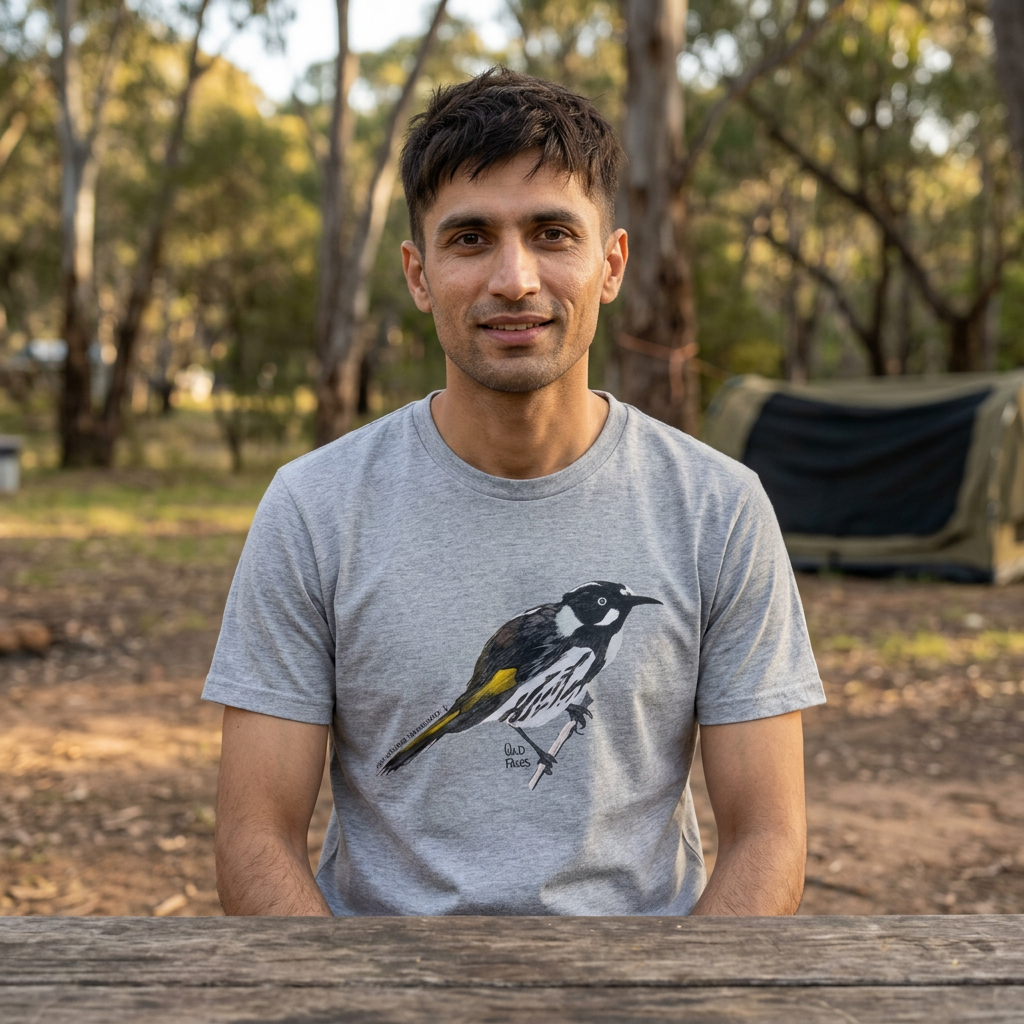 New Holland Honeyeater - Unisex Softstyle T-Shirt