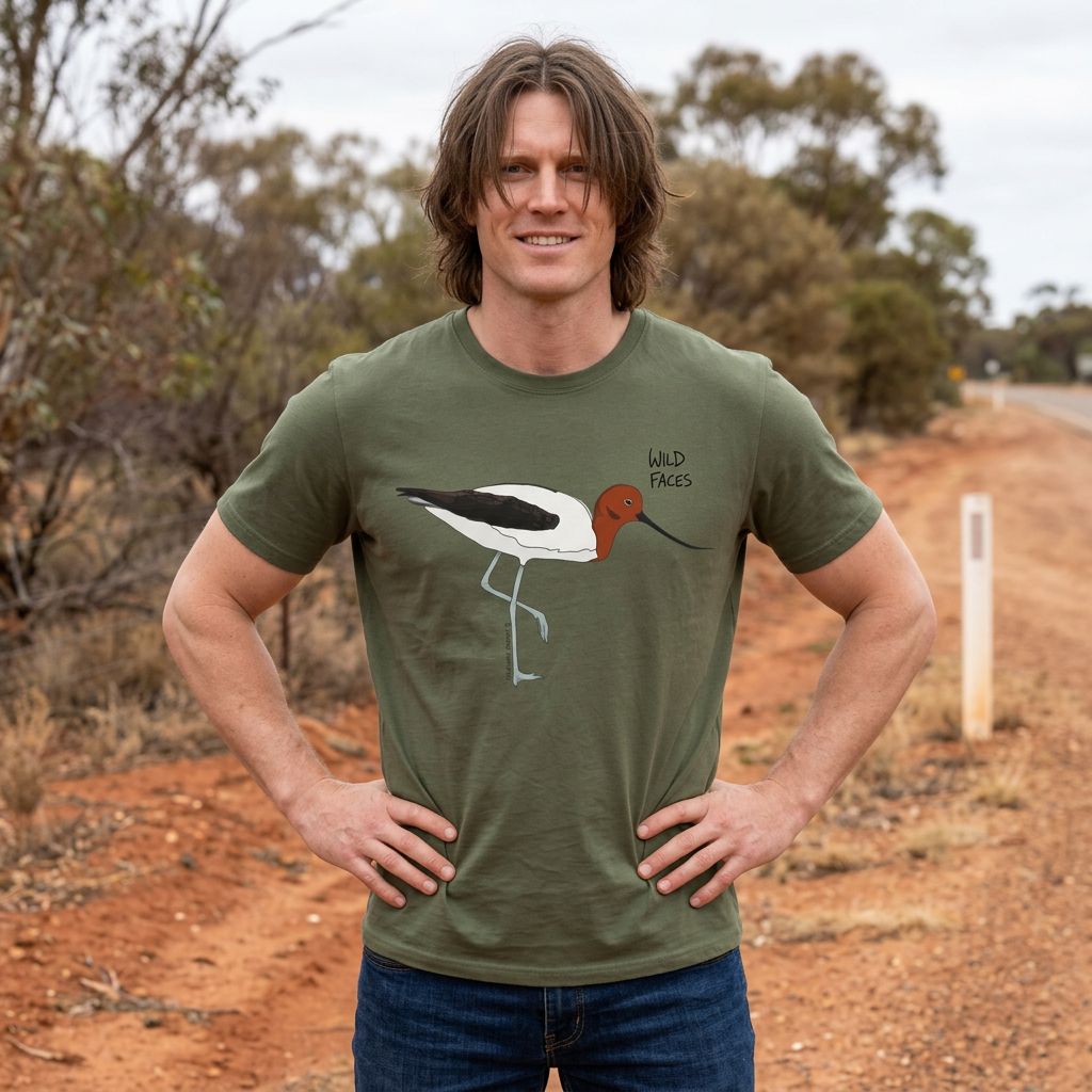 Red-necked Avocet - Unisex Softstyle T-Shirt