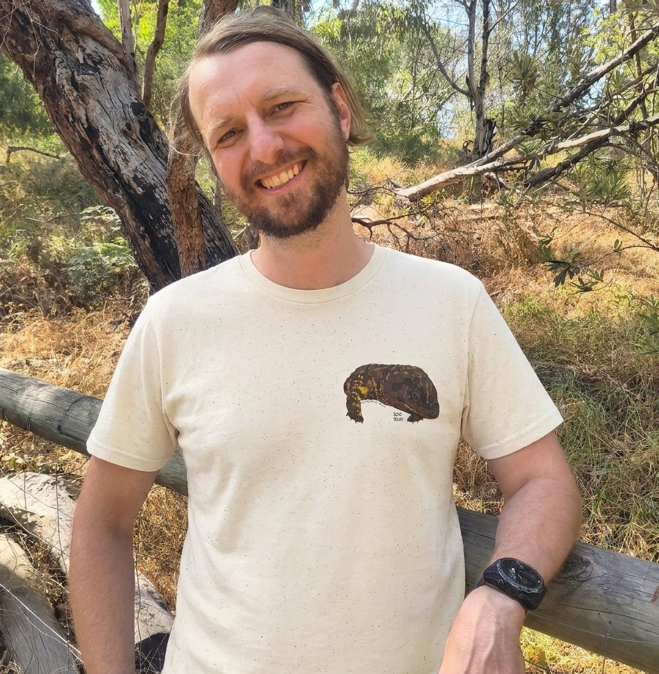 Shingleback Skink - Small design - Unisex Softstyle T-Shirt