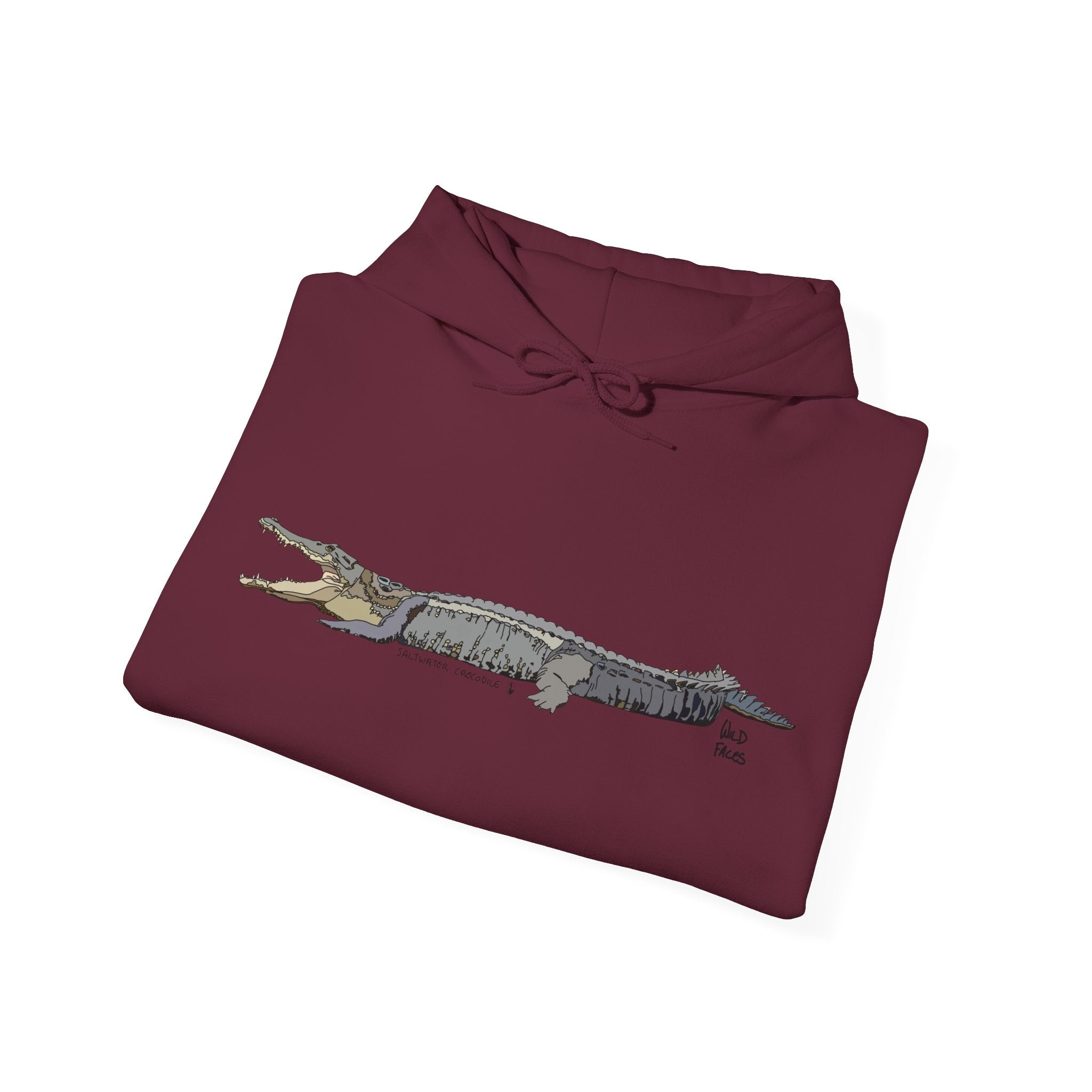 Saltwater Crocodile | Unisex Heavy Blend™ Hooded Sweatshirt Printify