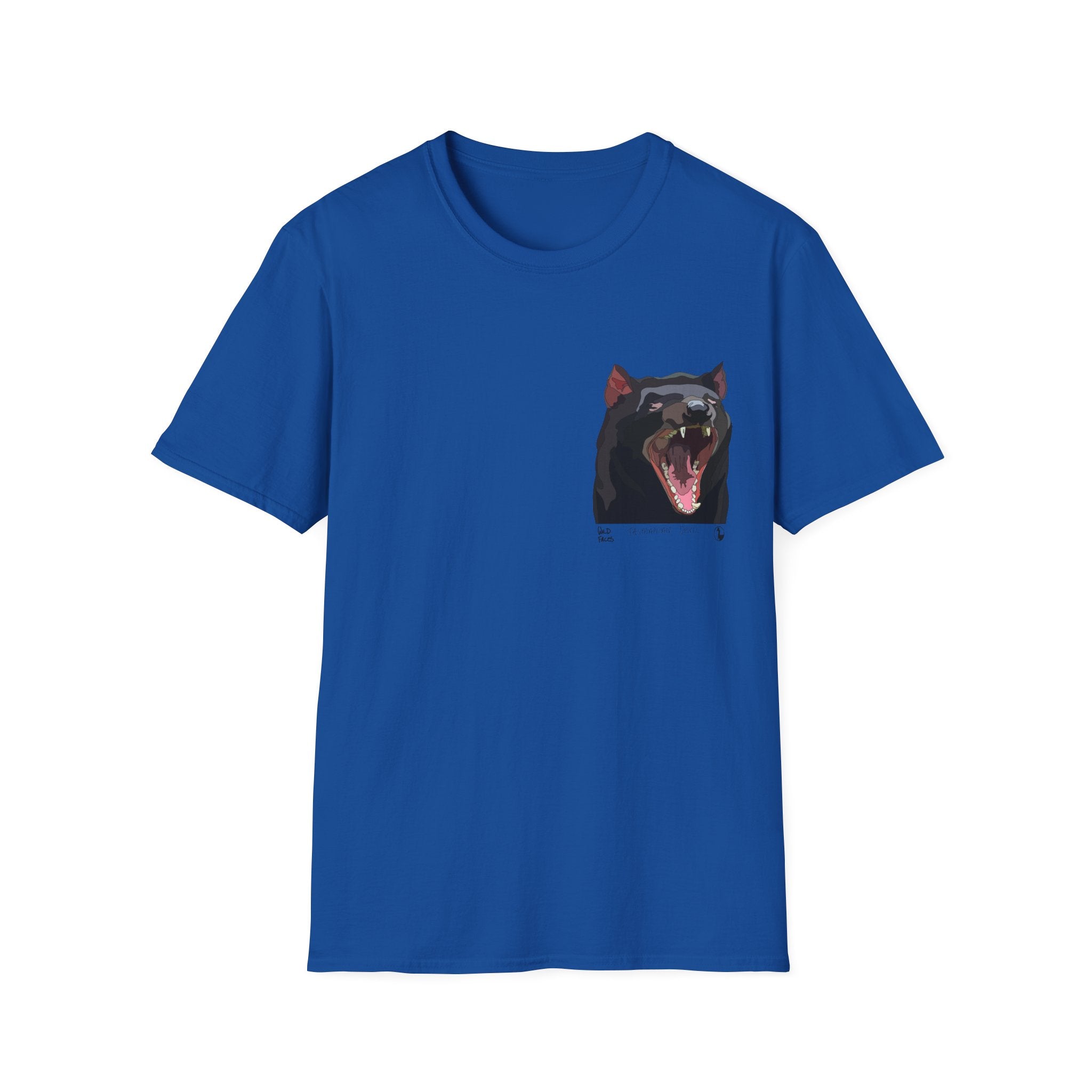 Tasmanian Devil - Small design - Unisex Softstyle T-Shirt Printify