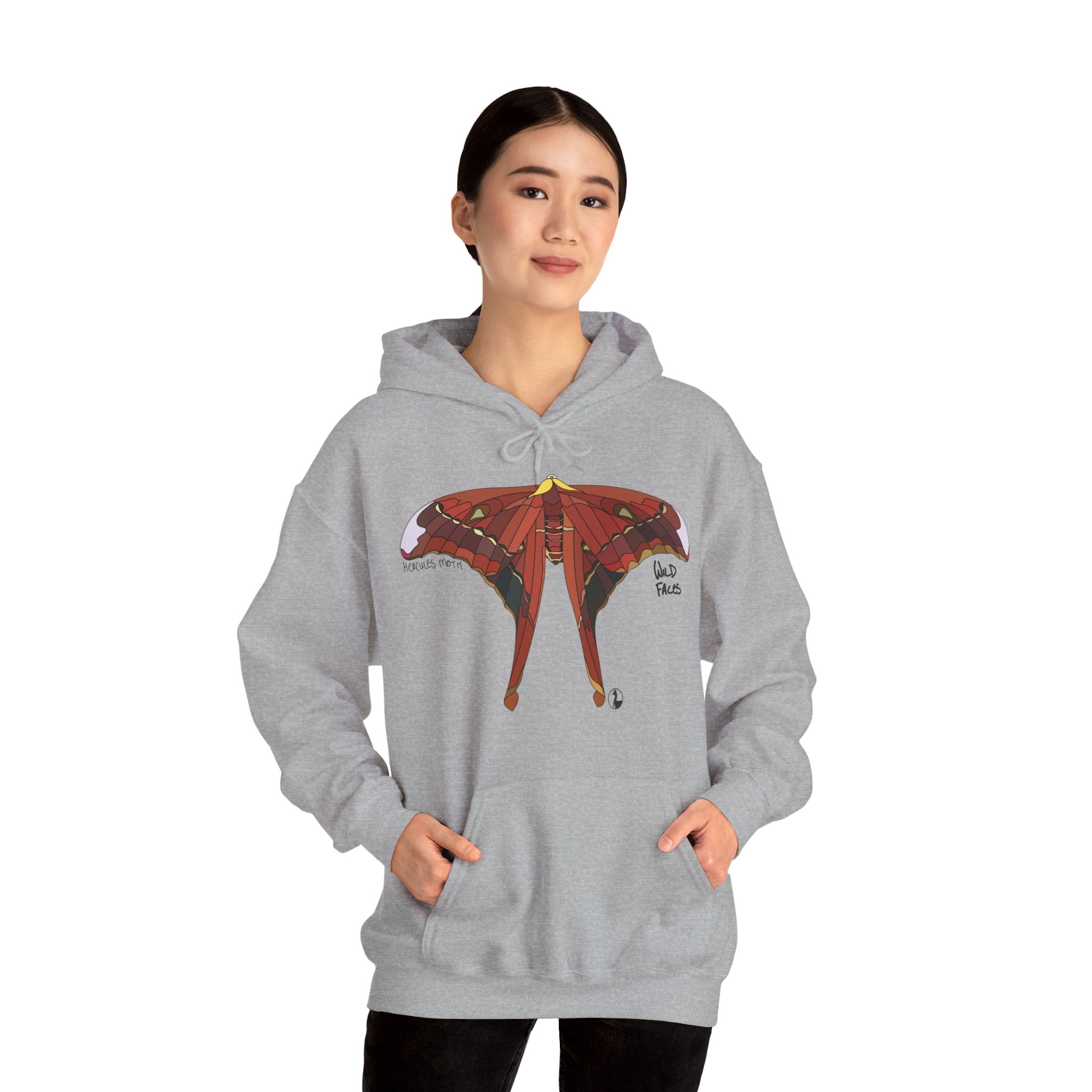 Hercules Moth | Unisex Heavy Blend™ Hooded Sweatshirt Printify