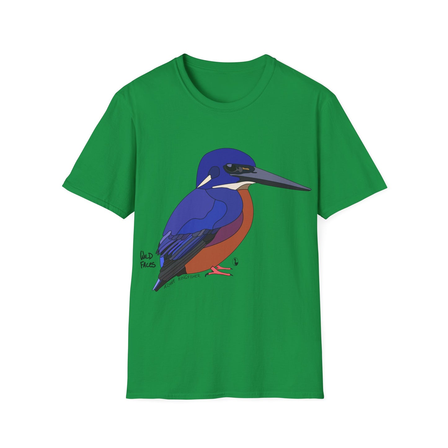 Azure Kingfisher - Unisex Softstyle T-Shirt