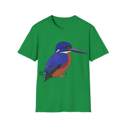 Azure Kingfisher - Unisex Softstyle T-Shirt