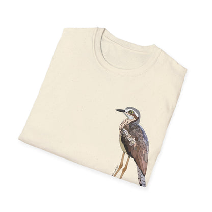 Bush Stone-curlew- Small design - Unisex Softstyle T-Shirt