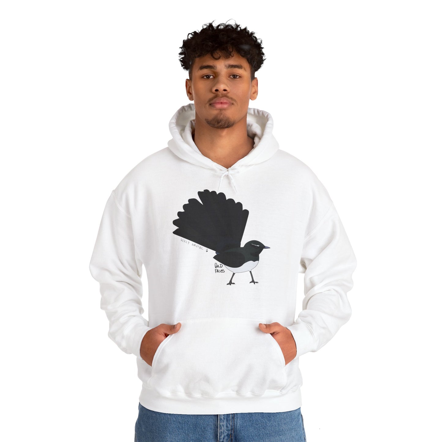 Willy Wagtail | Unisex Heavy Blend™ Hooded Sweatshirt