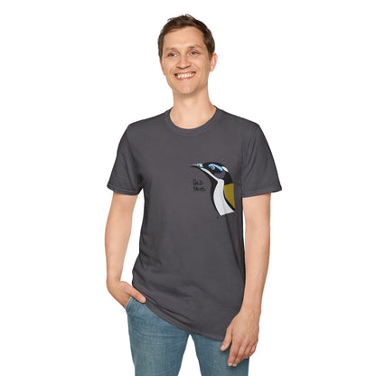 Blue-faced Honeyeater- Small design - Unisex Softstyle T-Shirt