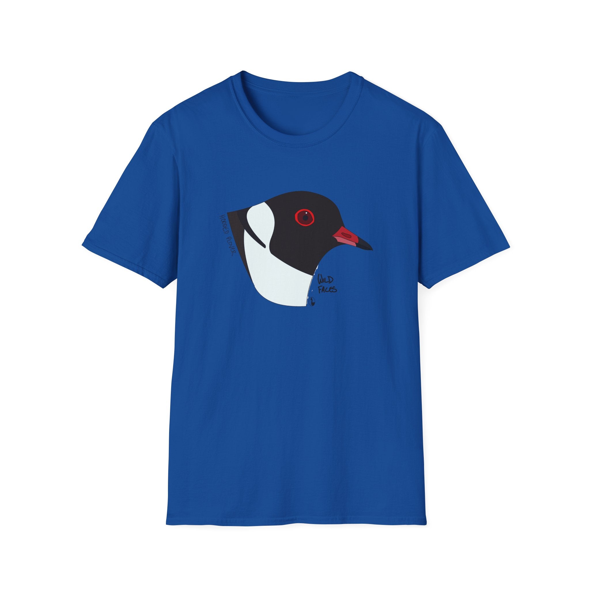 Hooded Plover Head- Unisex Softstyle T-Shirt Printify