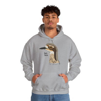 Bush-stone Curlew (head) | Unisex Heavy Blend™ Hooded Sweatshirt