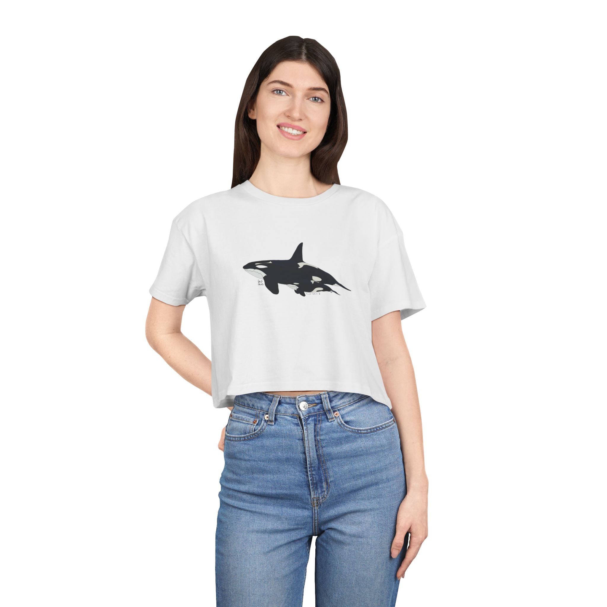 Killer Whales - Women's Crop Tee