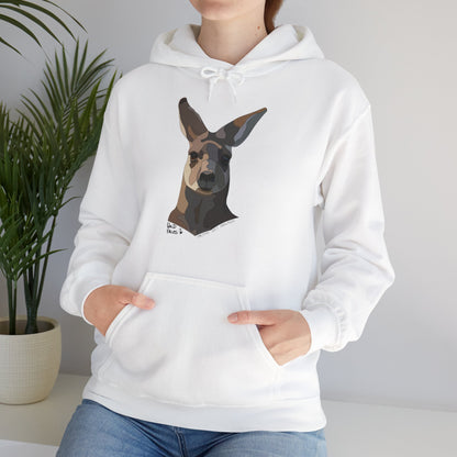 Eastern Grey Kangaroo | Unisex Heavy Blend™ Hooded Sweatshirt