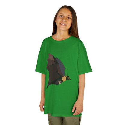 Spectacled Flying Fox (in flight) | Kids Heavy Cotton™ Tee