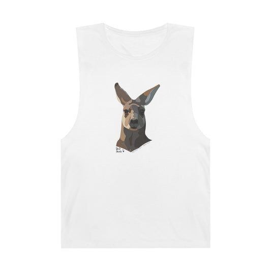 Eastern Grey Kangaroo - Unisex Barnard Tank