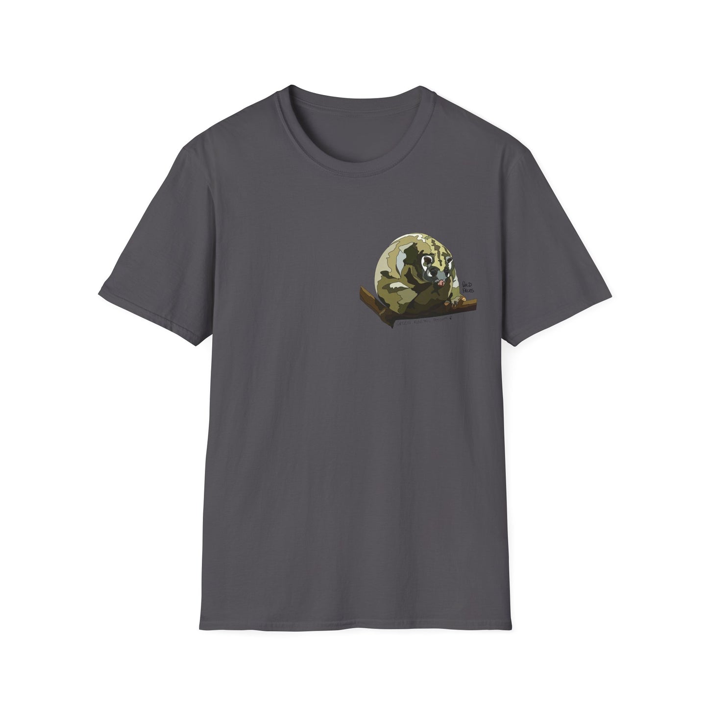 Green Ringtail Possum - Small Design - Unisex Softstyle T-Shirt