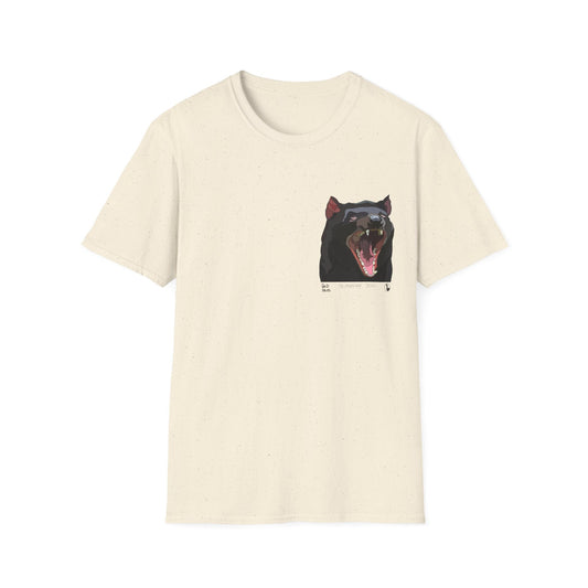 Tasmanian Devil - Small design - Unisex Softstyle T-Shirt Printify