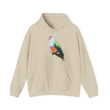 Rose-crowned Fruit Dove | Unisex Heavy Blend™ Hooded Sweatshirt