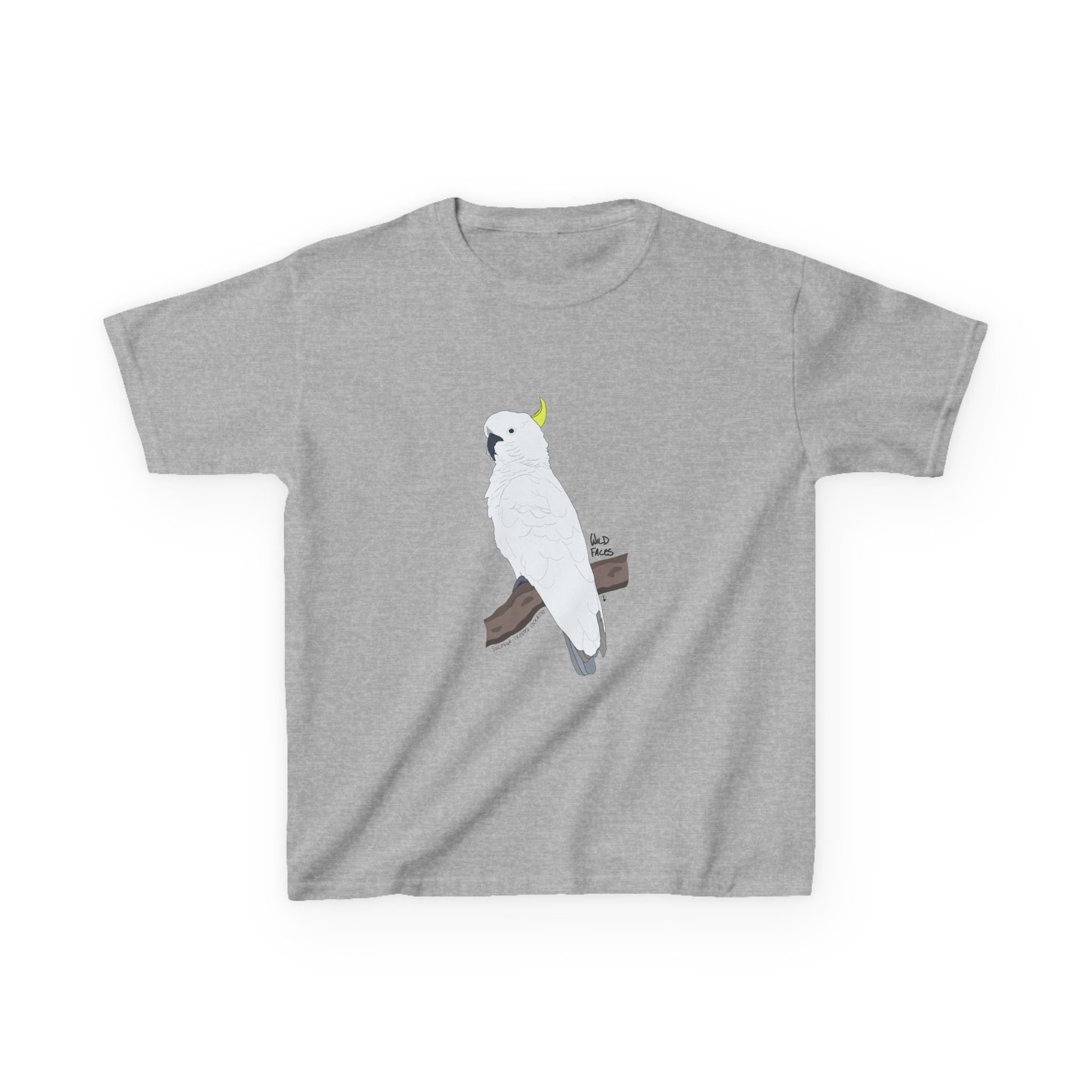 Sulphur-crested Cockatoo | Kids Heavy Cotton™ Tee