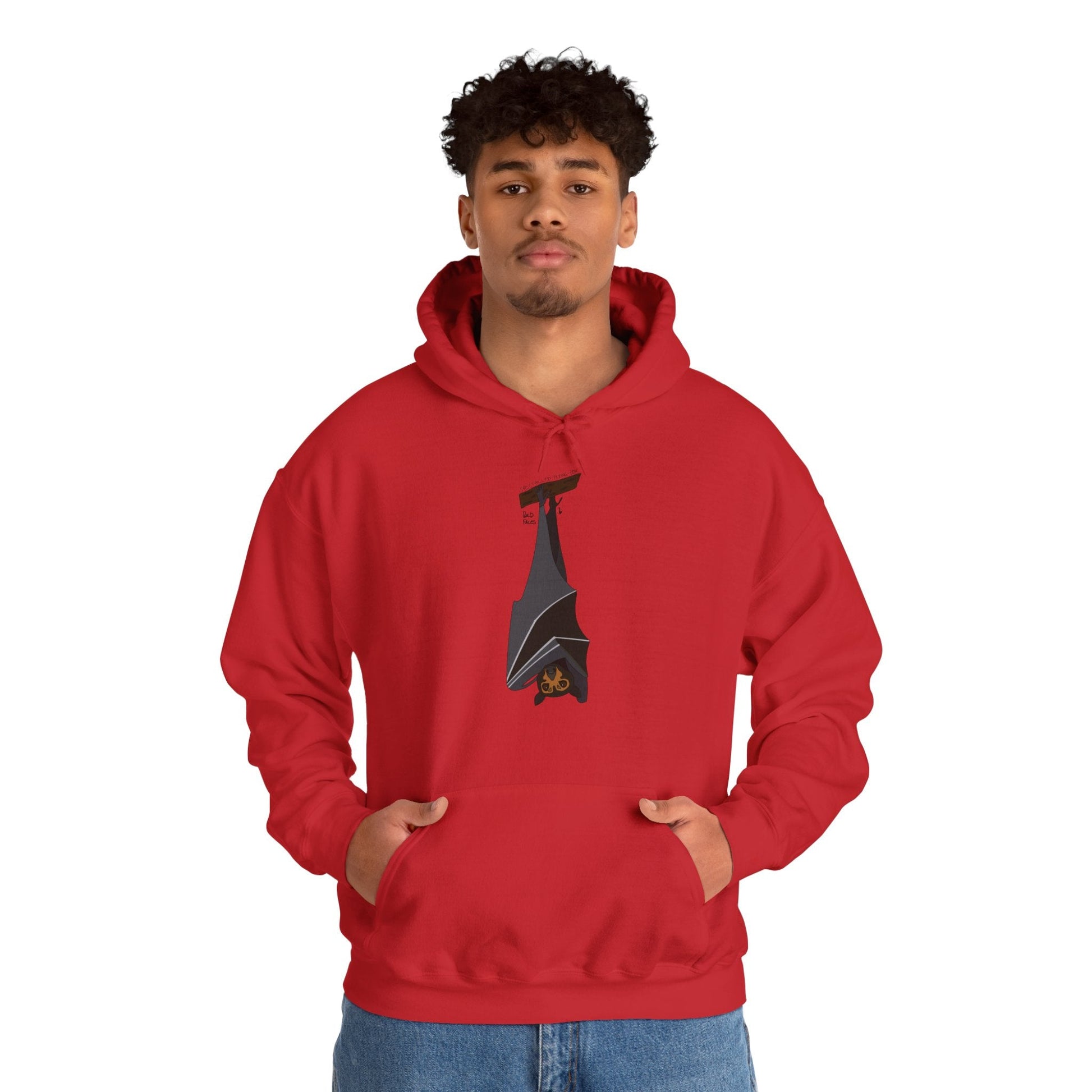 Spectacled Flying Fox | Unisex Heavy Blend™ Hooded Sweatshirt Printify