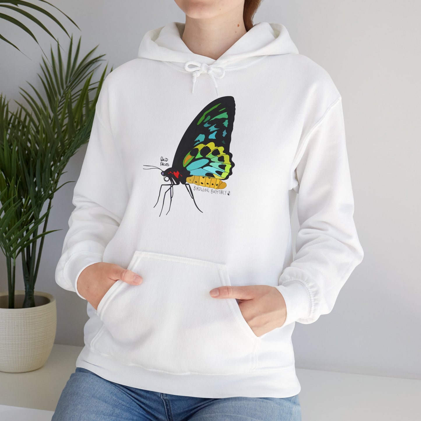 Birdwing Butterfly | Unisex Heavy Blend™ Hooded Sweatshirt