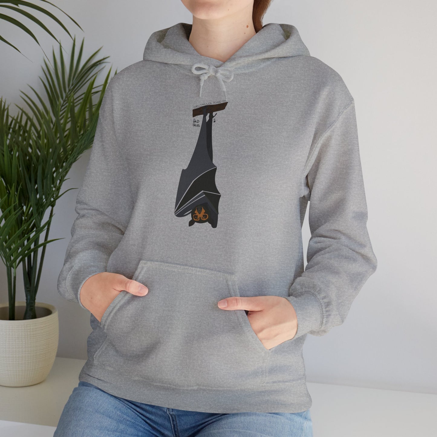 Spectacled Flying Fox | Unisex Heavy Blend™ Hooded Sweatshirt