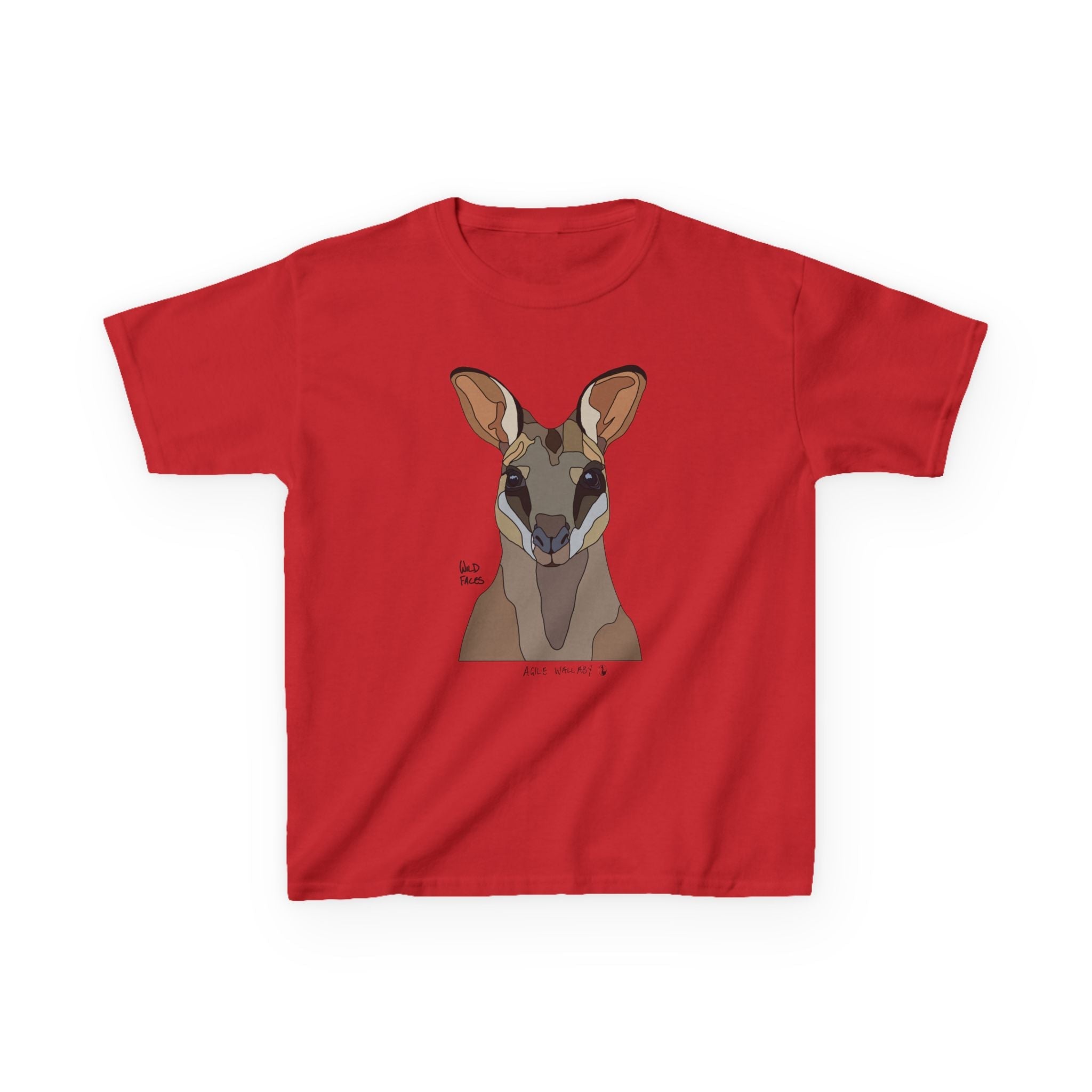 Agile Wallaby | Kids Heavy Cotton™ Tee Printify