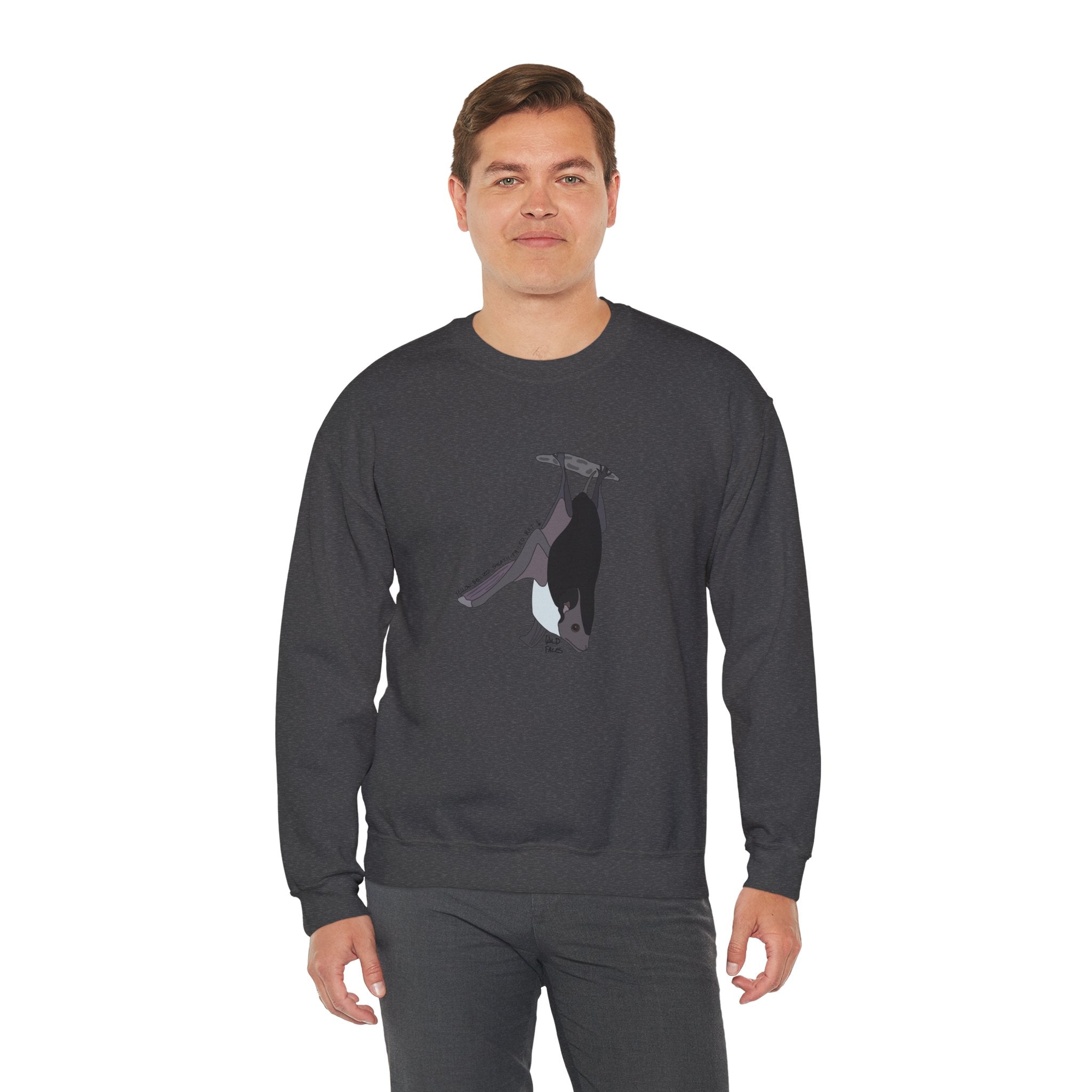 Yellow-bellied Sheath-tailed Bat Sweatshirt | Unisex Heavy Blend™ Crewneck Printify