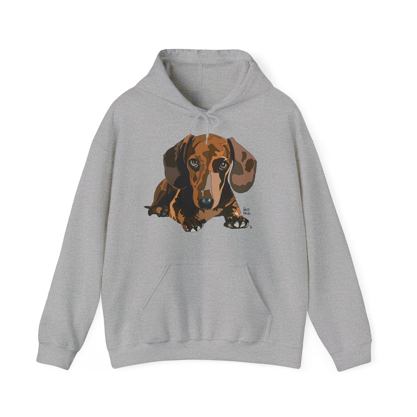 Dachshund (body) | Unisex Heavy Blend™ Hooded Sweatshirt